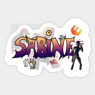 SWR #SabineWren Skater Graffiti v1 Sticker